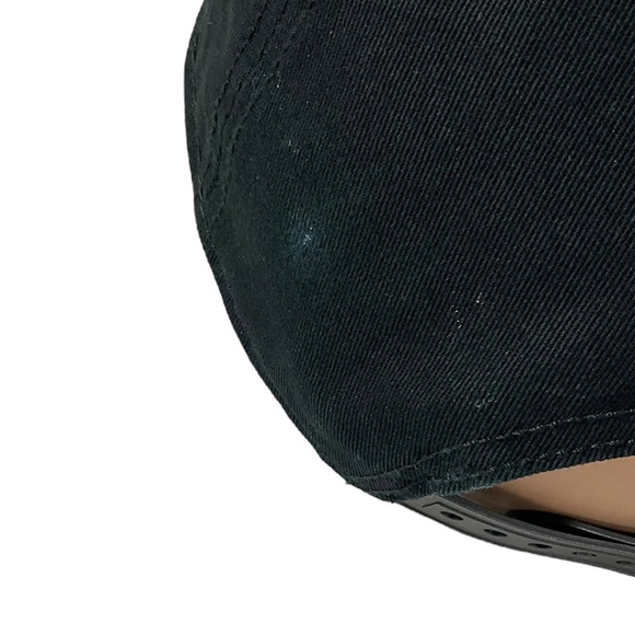 Nirvana Black Baseball Hat Embroidered Yellow Smile Face Logo Adjustable Cap - Picture 9 of 11